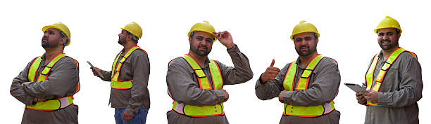 istock Industrial plant maintenance engineering on white background,clipping path 2219120789