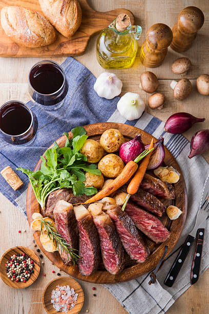 Wagyu sirloin steak