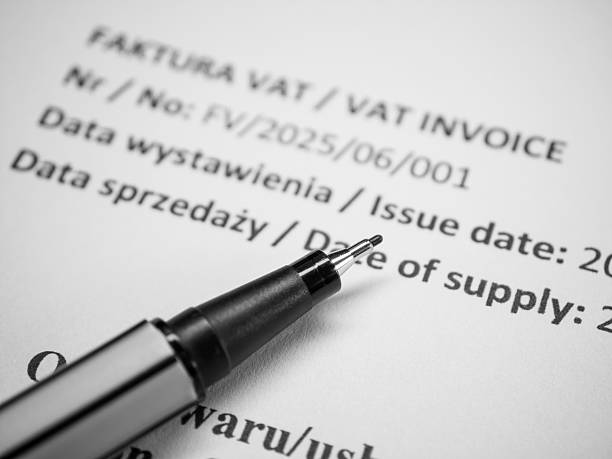 istock bill cutout, vat invoice close-up, issue invoice, vat 2219128576