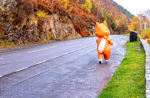 istock A Person Who Is Dressed Up In A Red Squirrel Costume 2219128718