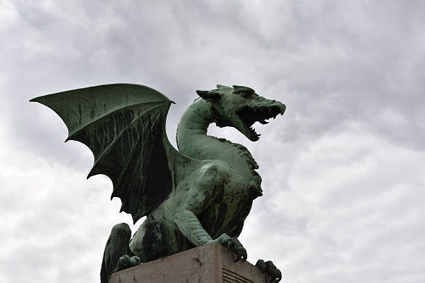 istock The Ljublana Dragon under a Grey Sky 2219130935