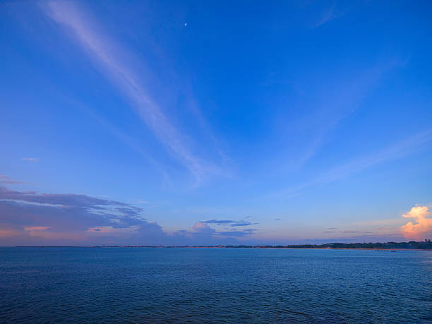 The dusk of Jimbaran beach