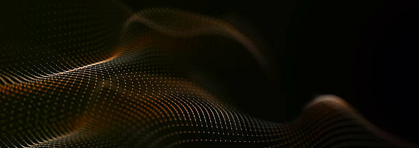 istock Digital landscape with dots and lines. Cyberspace grid. Background concept for your design. 3d 2219132979