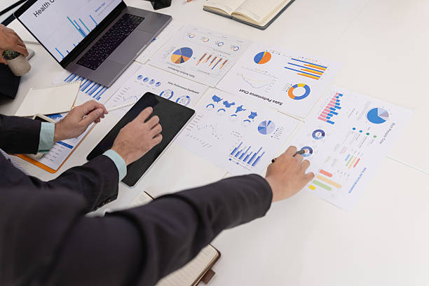 istock Group of businesspeople working plan analysis project brainstorm in modern office 2219134602