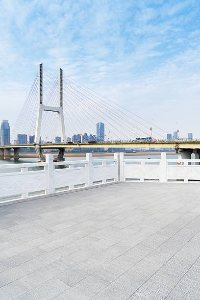 istock Amazing Modern Bridge against blue sky 2219137395