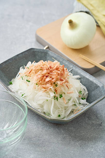 istock Japanese onion salad with bonito flakes 2219138774