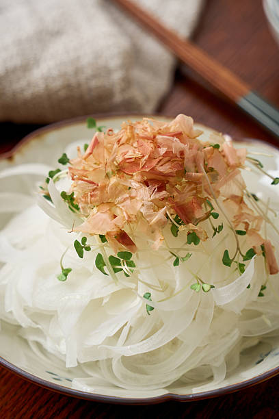 istock Japanese onion salad with bonito flakes 2219138805