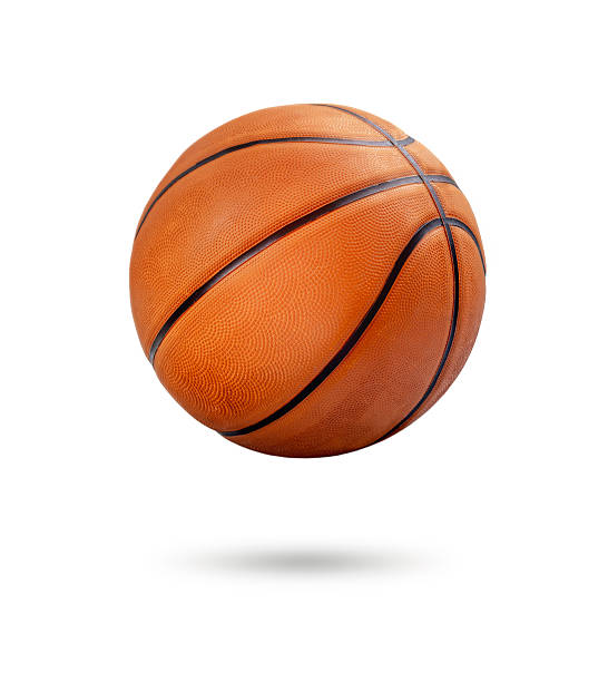 Basket ball isolated on white.