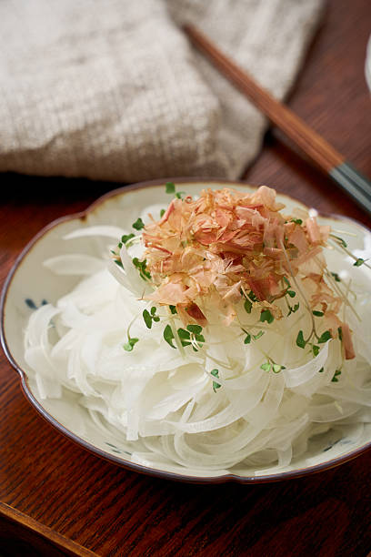istock Japanese onion salad with bonito flakes 2219139598