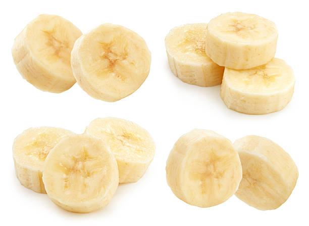 istock Isolated banana on white background 2219142427