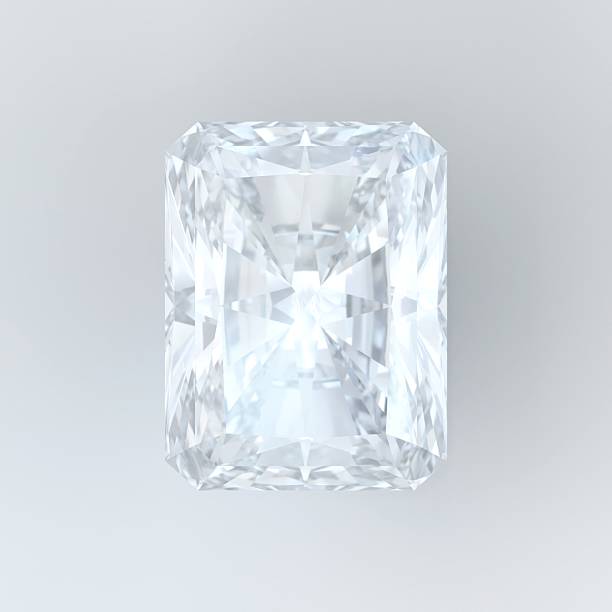 istock Luxury diamond radiant cut top view 2219154173