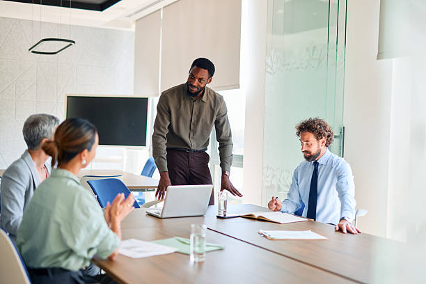istock Business team collaborating on a project during a meeting 2219159536