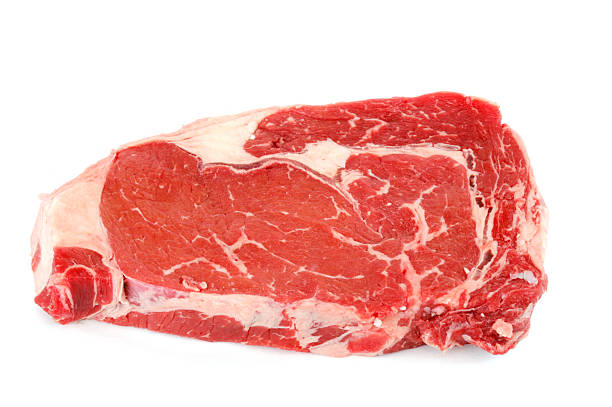 istock fresh raw rib eye steak on white background 2219167852