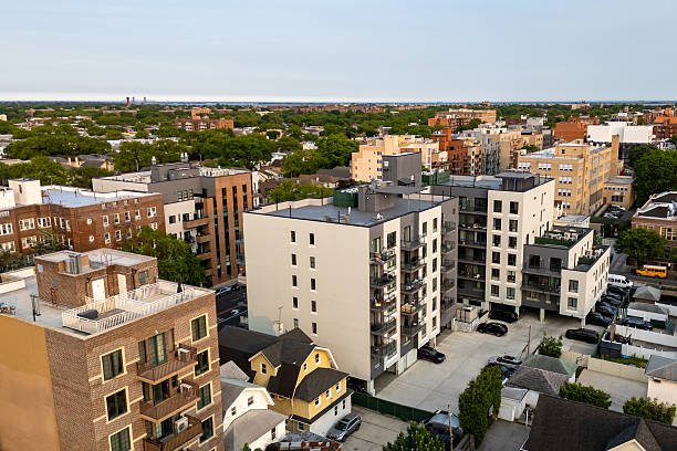 istock City skyline from high-rise building. 2219169109