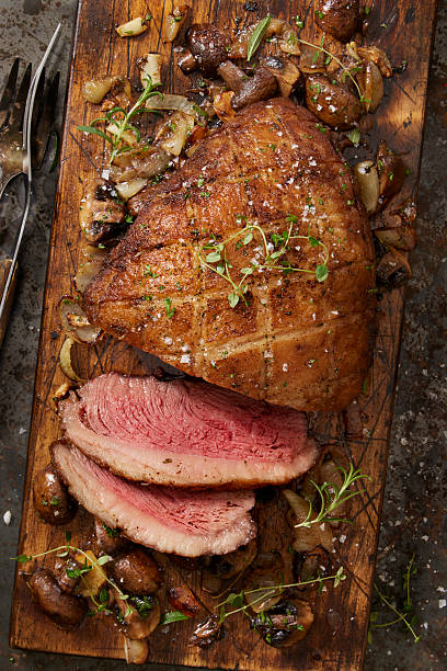 Succulent Medium Rare Beef Picanha Roast