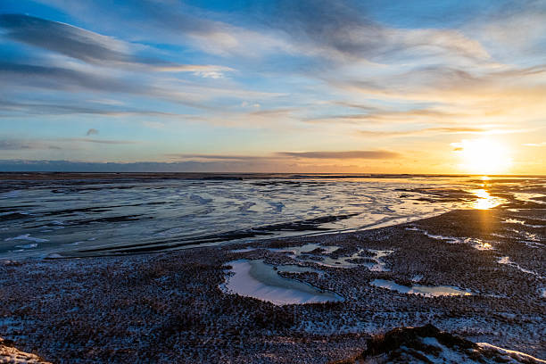 istock Golden hour along iceland's south coast 2219172274