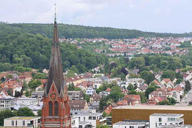 istock Architecture of the Pauluskirche in Heidenheim 2219178593