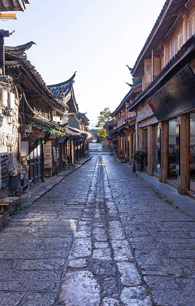 istock The deserted Shuhe Ancient Town 2219179047