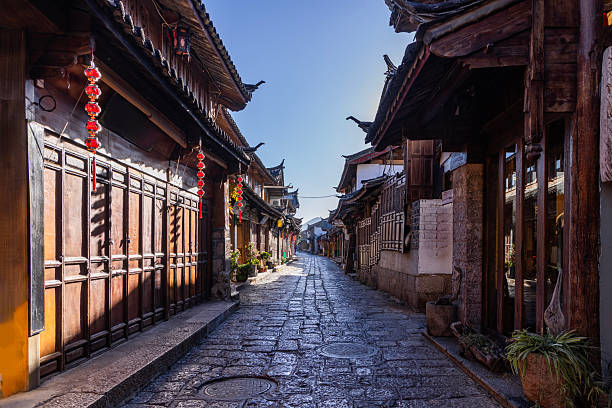 istock The bluestone roads in Shuhe Ancient Town 2219179066