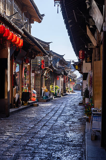 istock The bluestone roads in Shuhe Ancient Town 2219179067