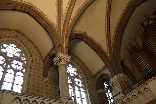 Interior design of St Pauls church in Heidenheim an der Brenz