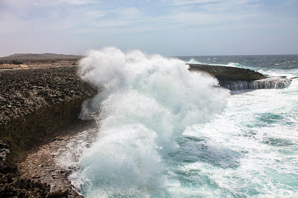 istock Waves thunder into an underground cave, Boca Tabla, Curacao 2219183800