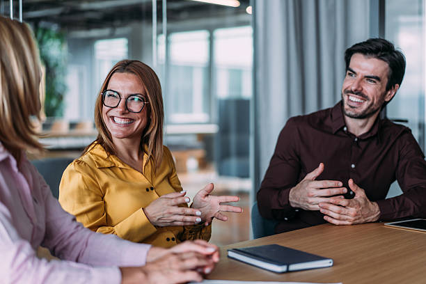 istock Business persons on meeting in the office. 2219186571