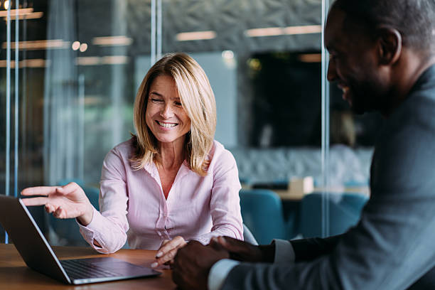 istock Business partners in meeting. 2219186579
