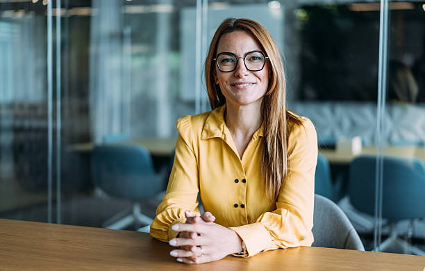 istock Confident businesswoman in modern office. 2219186584
