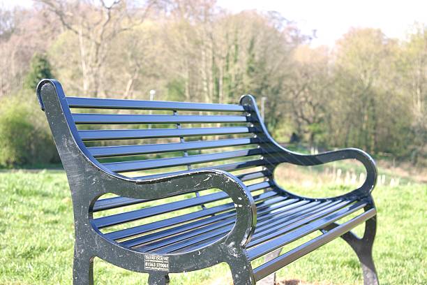istock Close up of a park bench 2219186706