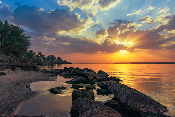 Sunset on Lake Qarun, Fayoum