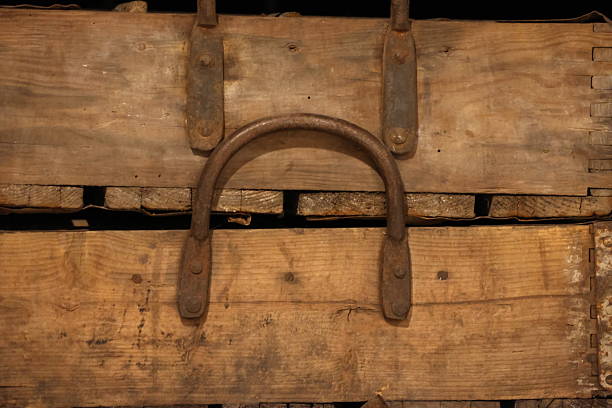 Closeup shot of an antique carriage