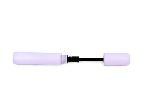 Mascara Brush Over White Background