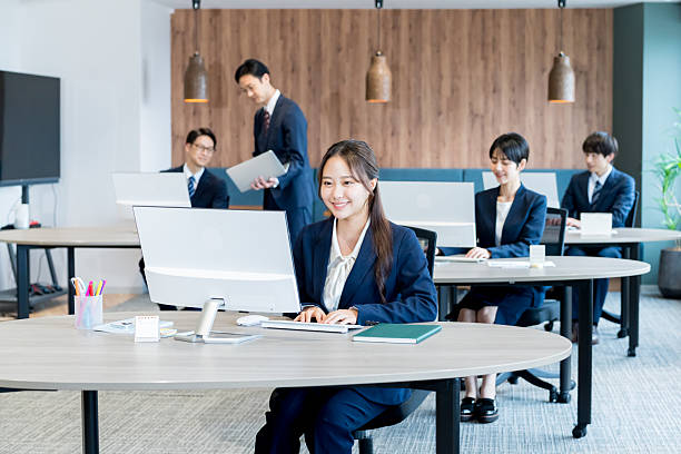 istock business woman working in the office 2219216353