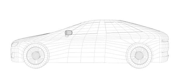 3D illustration of vehicle model