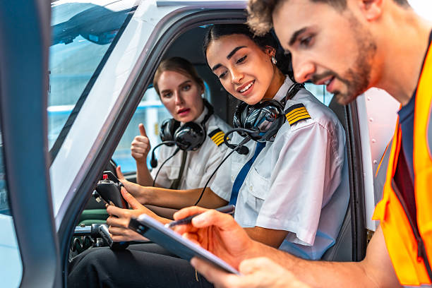 Pilot Using Checklist 70+ Pilot Cockpit Checklist Stock Photos, Pictures & Royalty-Free ...