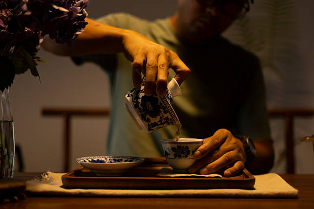 istock Brewing tea in traditional chinese teaware. 2219244262