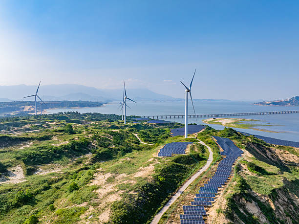 istock Solar Photovoltaic Windmill Wind Energy 2219251166