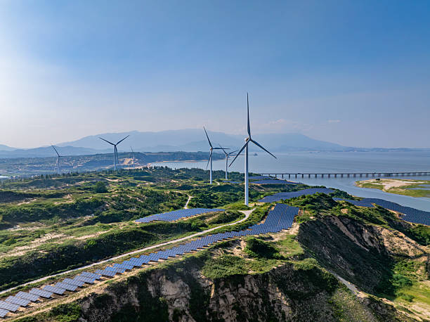 istock Solar Photovoltaic Windmill Wind Energy 2219251183