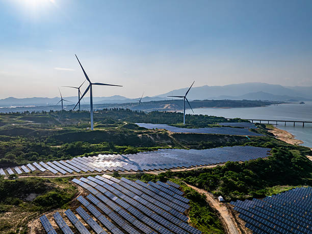 istock Solar Photovoltaic Windmill Wind Energy 2219251208
