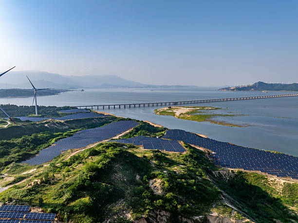 istock Solar Photovoltaic Windmill Wind Energy 2219251296