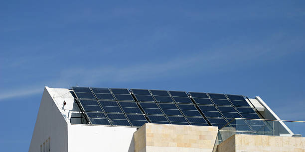 istock Solar panels renewable energy electricity sun on house roof 2219257270