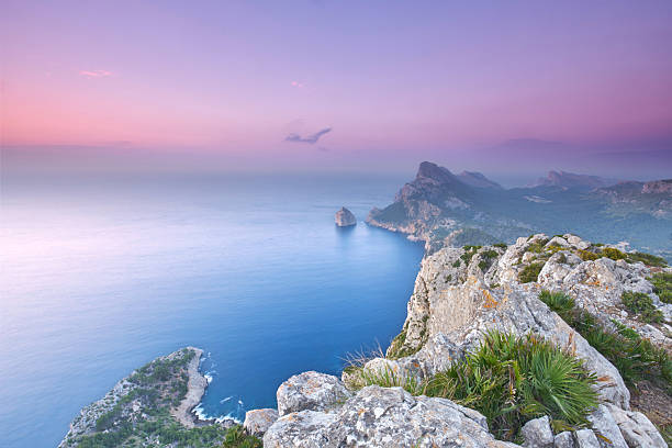 istock beautiful Sunset View Over Mediterranean Cliffs and Tranquil Sea 2219259213