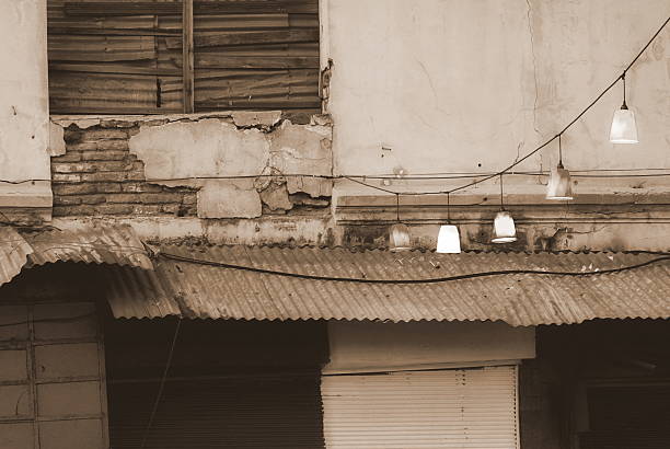 Old House Rustic Close-Up Sepia Urban Decay Aesthetic Texture