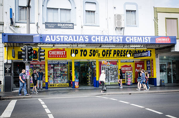 Sydney, Australia. - On September 23, 2017. - Chemist warehouse the most famous vitamin store.