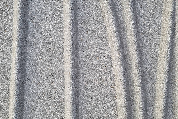 istock Abstract Gray Concrete Surface with Vertical Grooves - Textured Background for Design and Decor 2219273868