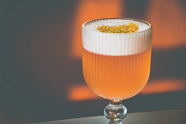 istock A Coconut Campari cocktail made withCampari, gin, coconut, lemon 2219277514