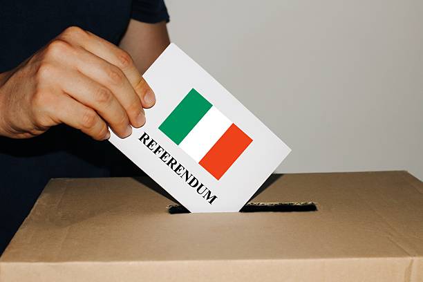 istock Italian political election vote concept. 2219277584