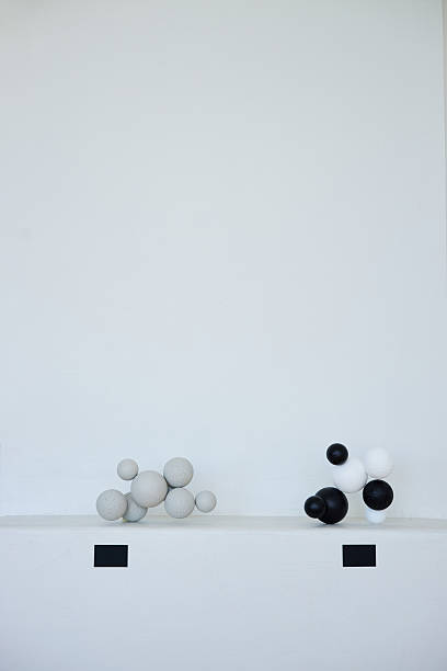istock Art Gallery Displaying Modern Sculpture Arrangements 2219291730