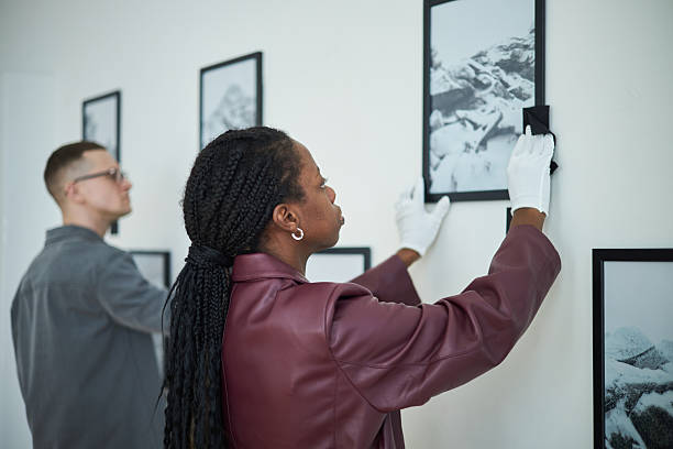 istock Organizing Art Gallery Exhibition with Great Attention 2219291812